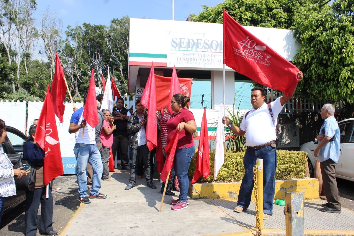 Antorchistas exigen al gobierno federal ocho millones de pesos