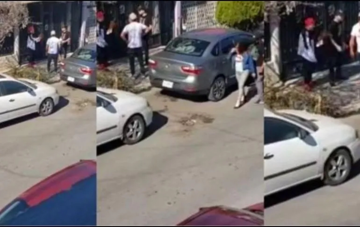 Llega con su novia a casa y en la puerta la esperan... ¡sus tres amantes!