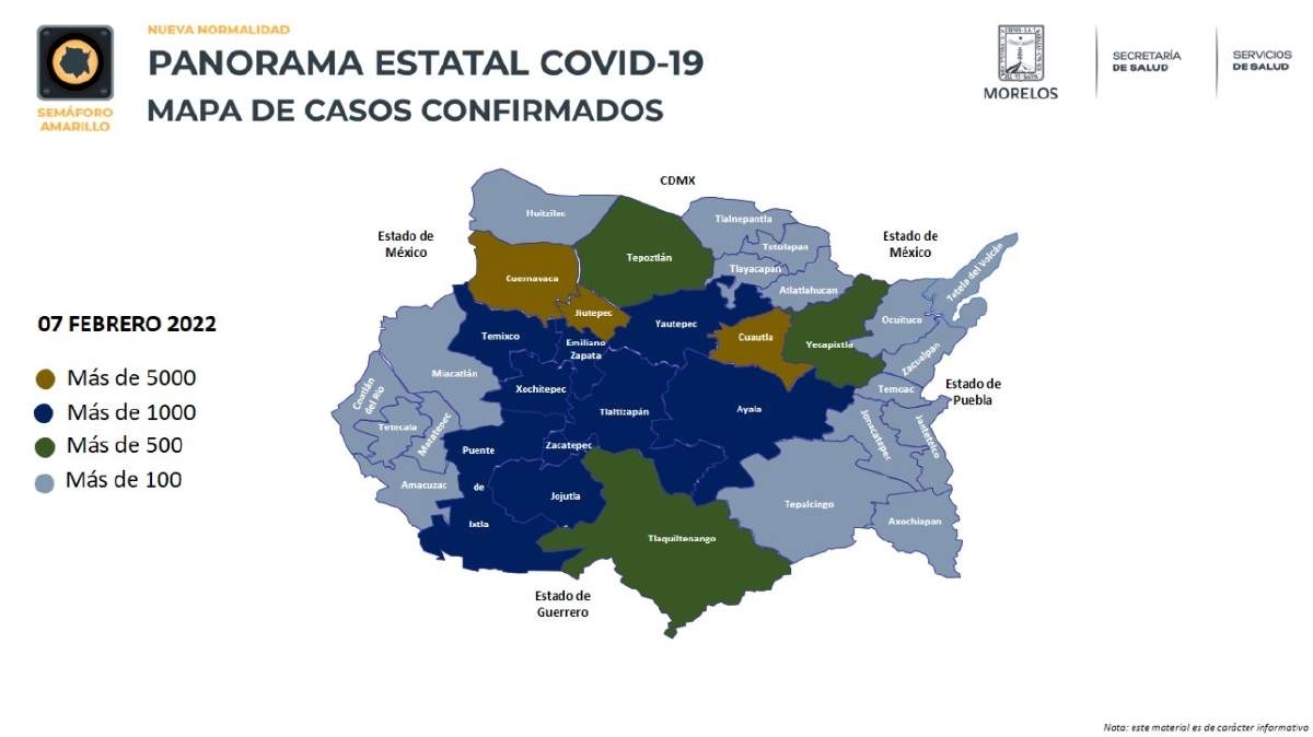 Se reducen los contagios de covid-19 en la región sur