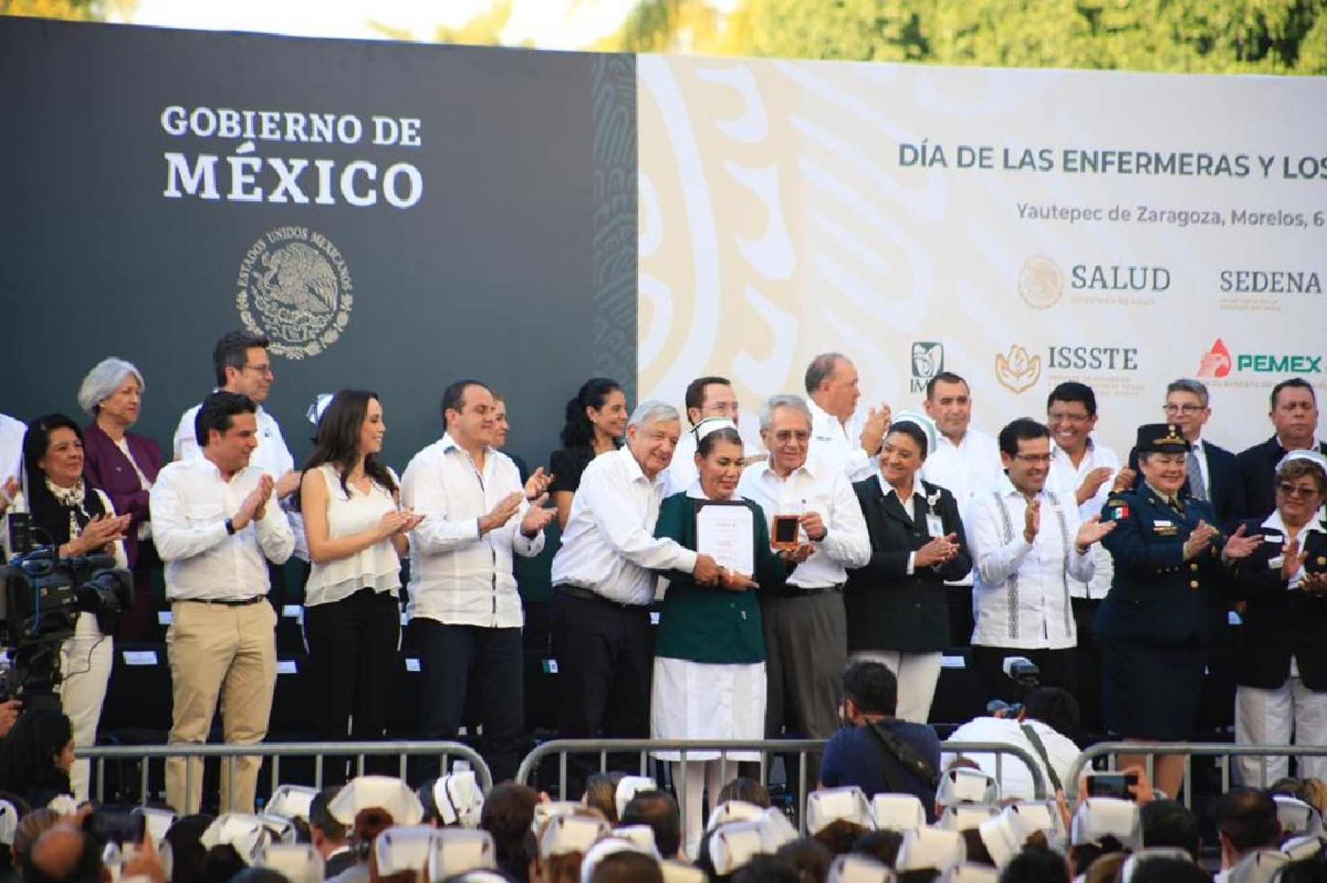 Con las enfermeras y enfermeros se logrará la transformación del IMSS: Zoé Robledo