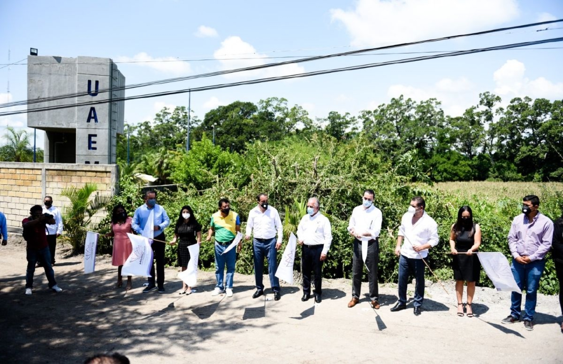 CBB da banderazo de inicio a obras en Jonacatepec