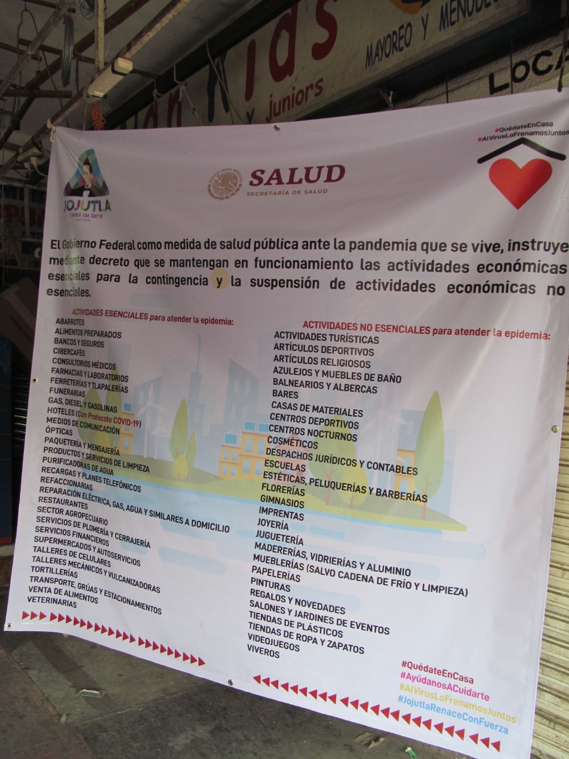 Continúan operativos para cierre de negocios no esenciales en Jojutla