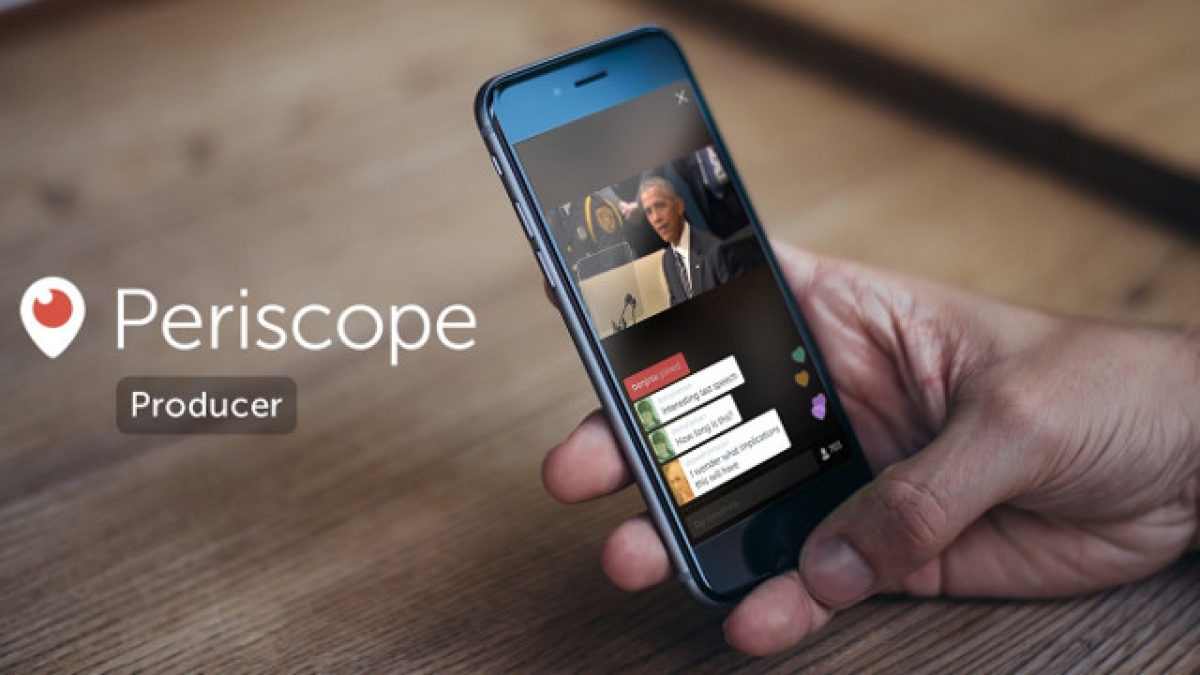 Periscope permitirá transmitir desde cámaras profesionales