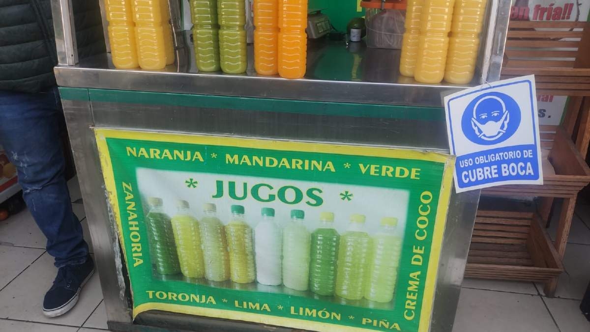 El frío mejoró su negocio de venta de jugos
