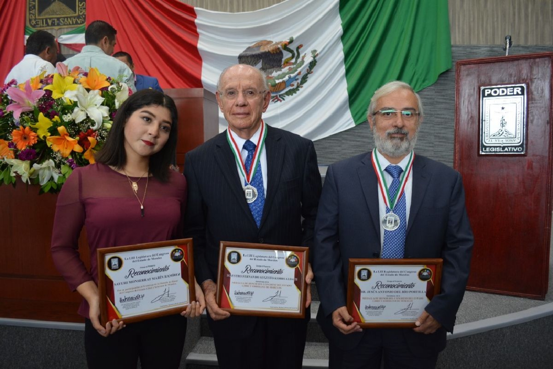 Reconoce el Legislativo trayectoria de Antonio del Río Portilla
