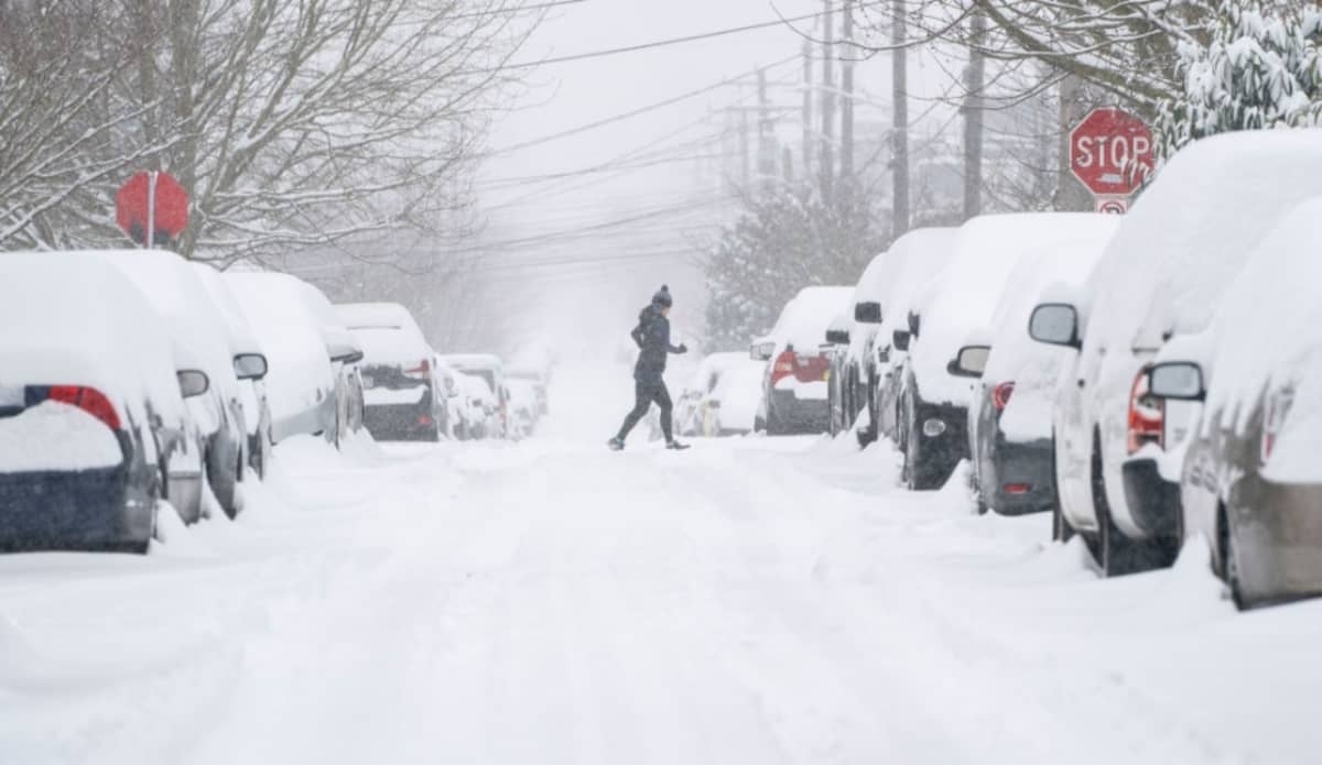 Tormenta invernal 'Oaklee' avanza hacia el este de Estados Unidos