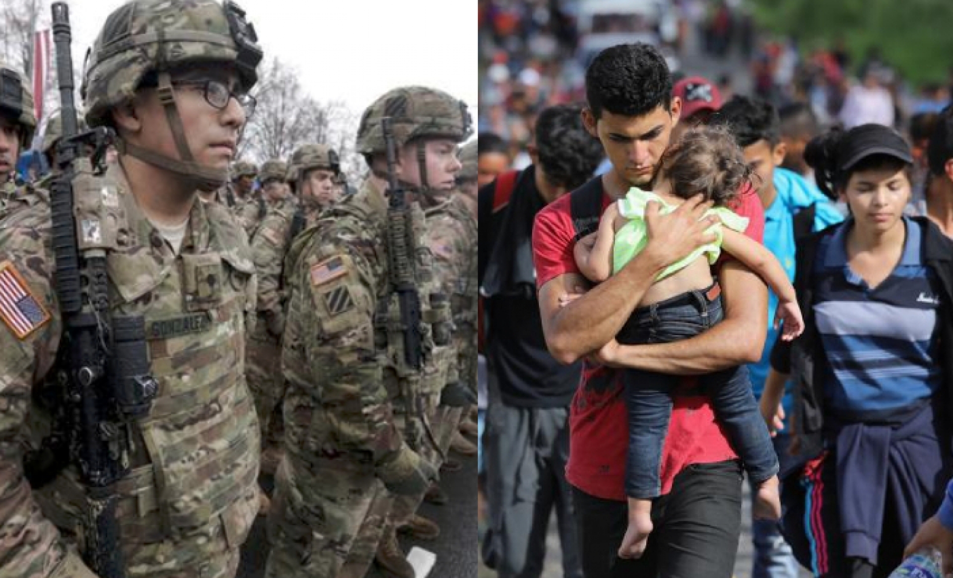 Pentágono aprueba el envío de tropas a la frontera por caravana migrante