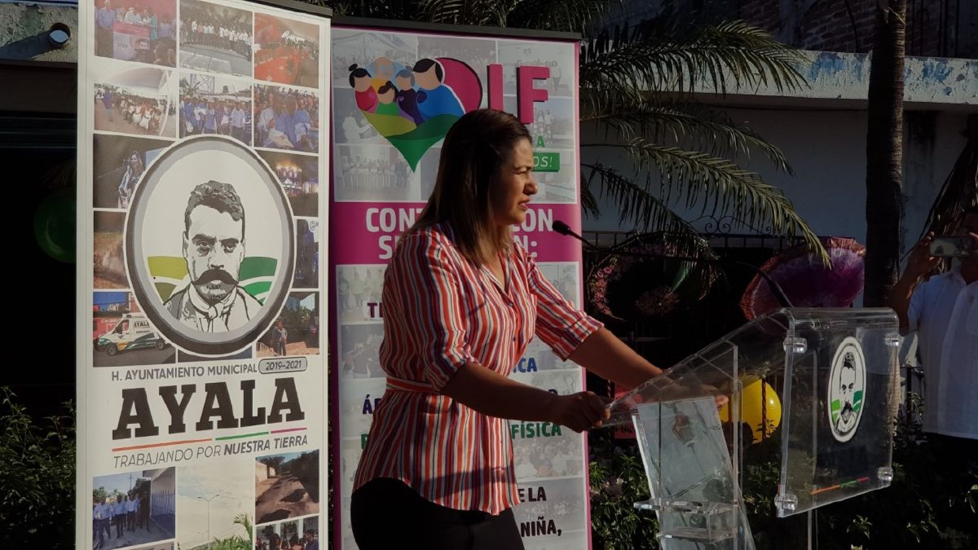Invita presidenta del DIF Ayala a recolección de ropa y calzado