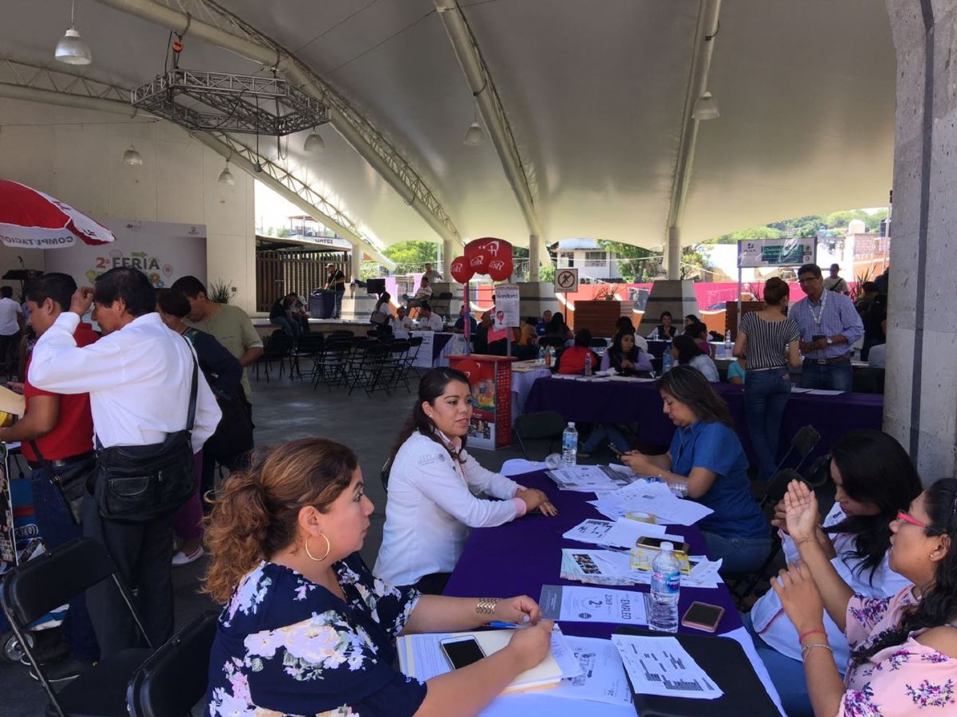 Realizan la Segunda Feria del Empleo en Yautepec