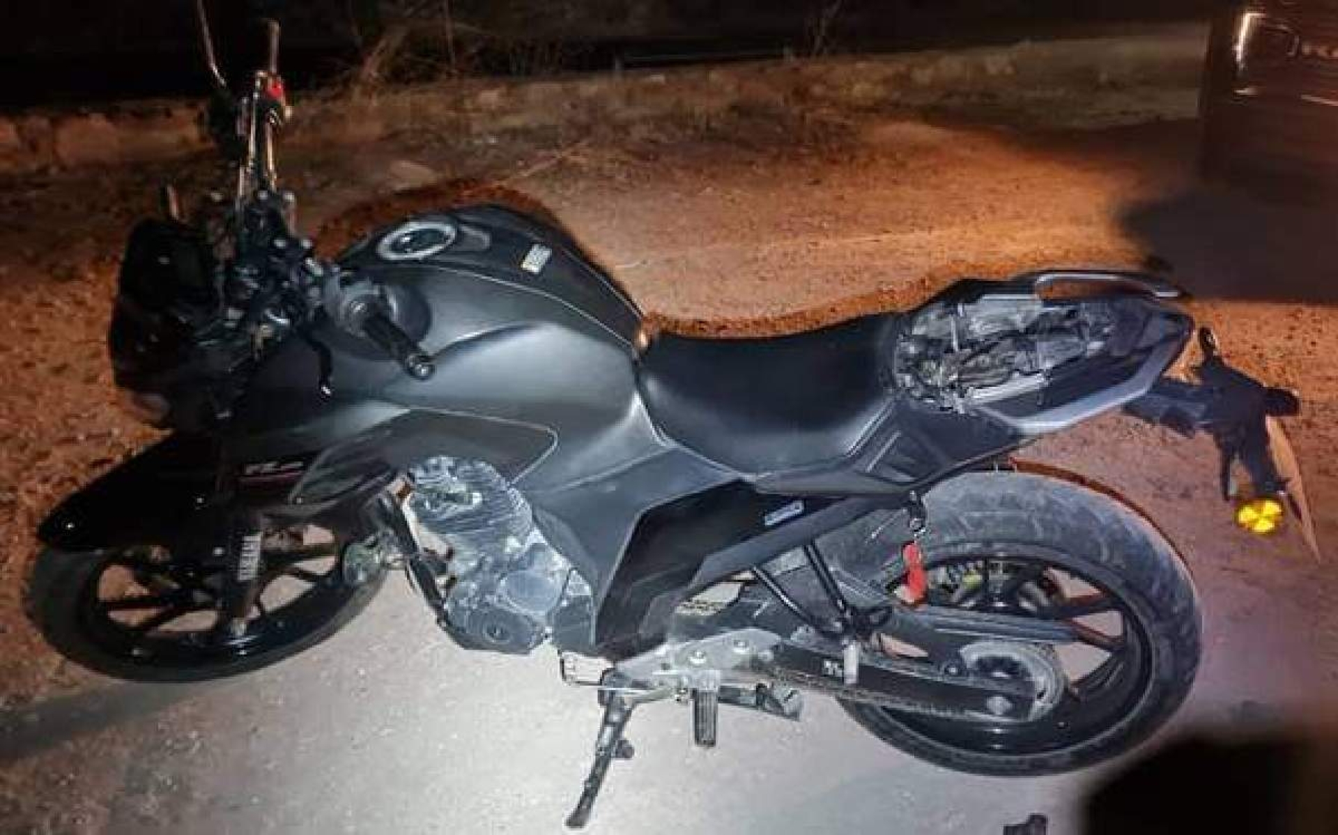Abandonan una moto en Yautepec