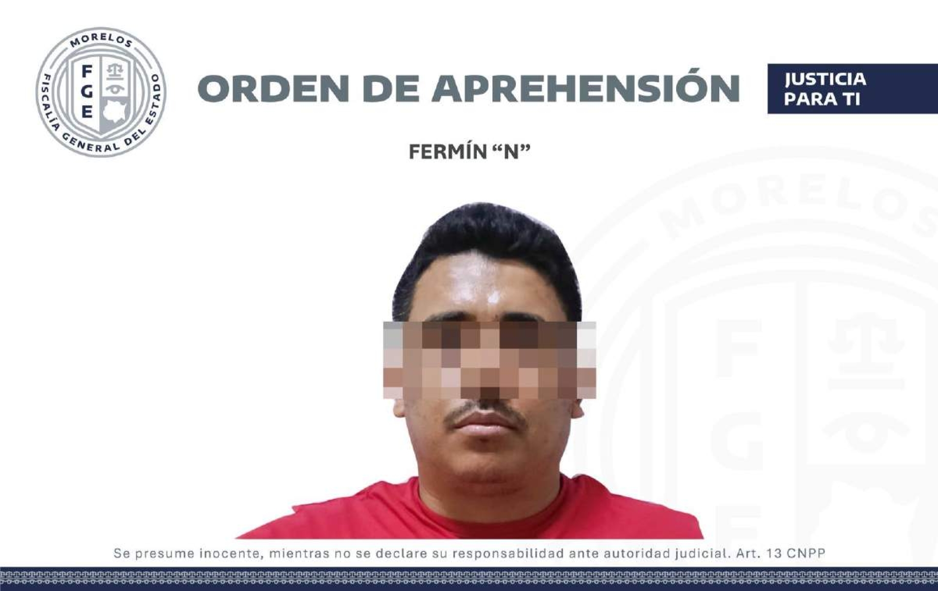 Capturan a individuo por asesinato de pareja