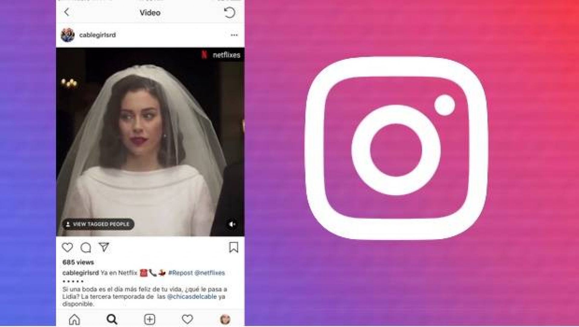 Instagram permitiría etiquetar amigos en videos