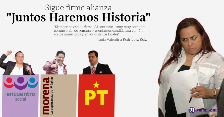 Sigue firme alianza "Juntos Haremos Historia": Rodríguez Ruiz