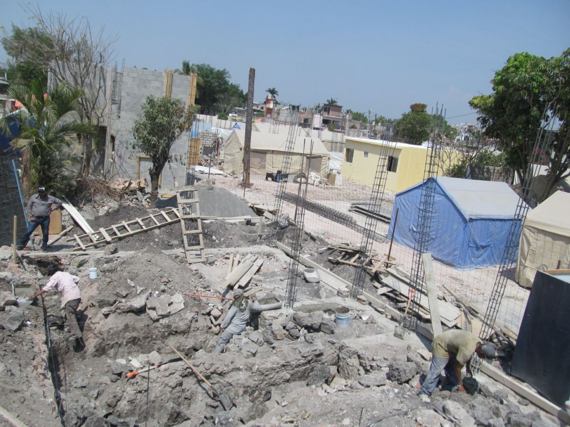 Apenas un 20 por ciento de avance registra la reconstrucción de viviendas