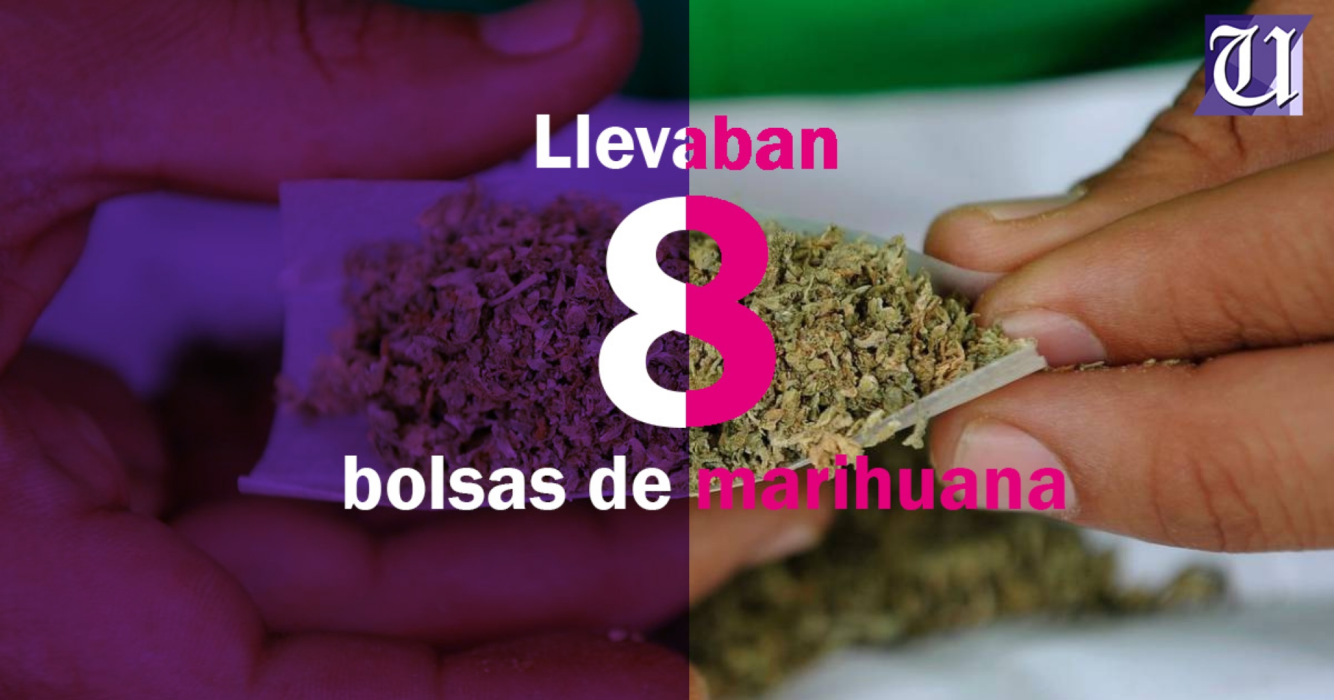 Detienen a dos adolescentes por posesión de mariguana