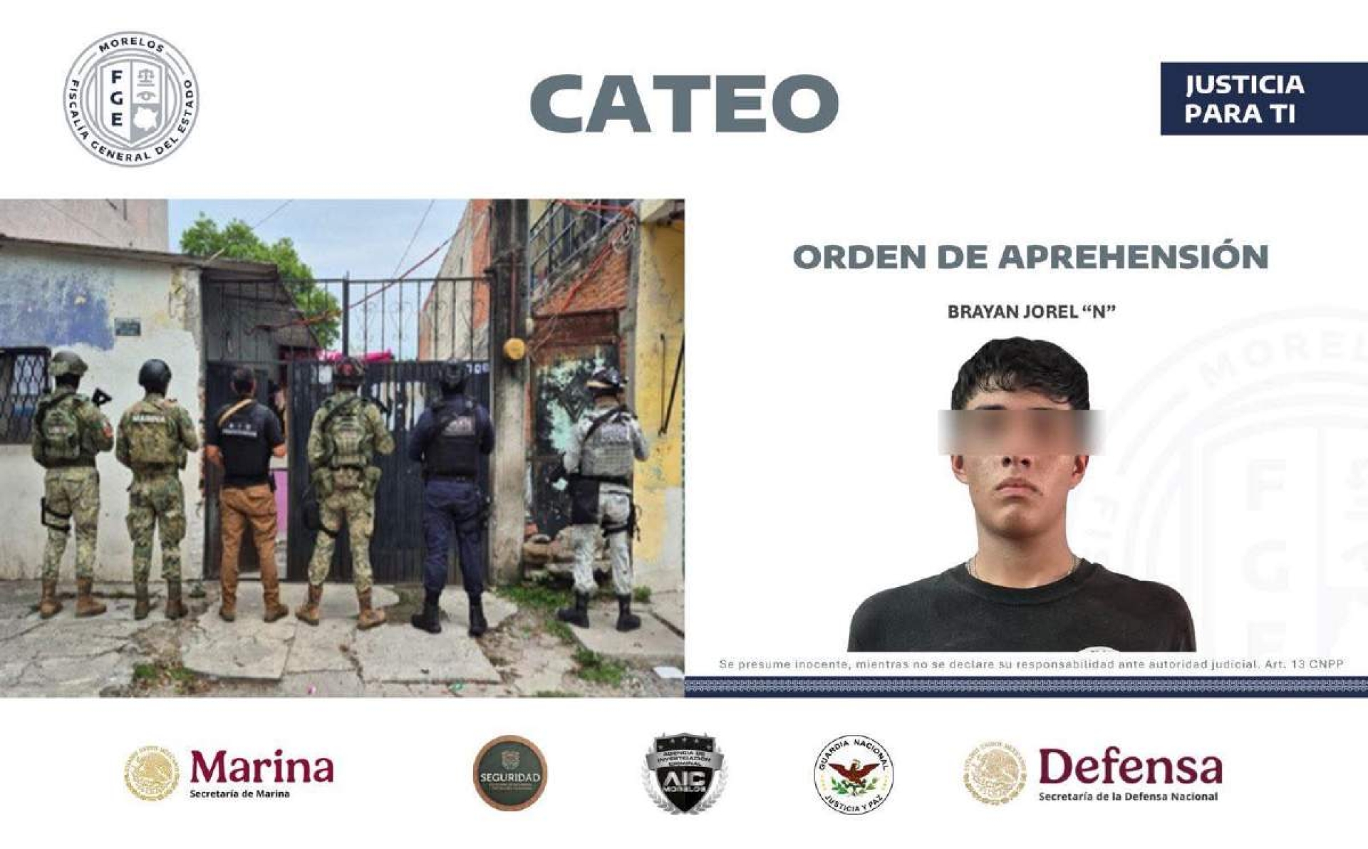 Capturan a individuo por intento de feminicidio