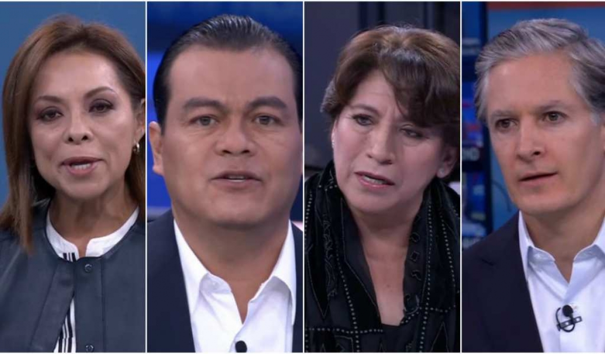 Primer debate: muchos ataques y pocas propuestas de los candidatos en Edomex