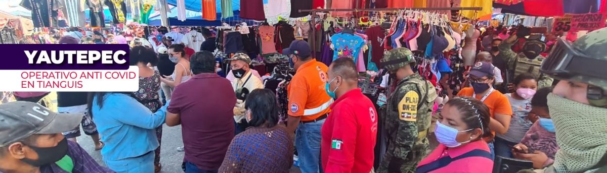 Realizan operativo de Semana Santa en tianguis de La Huizachera