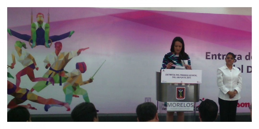 Entregan el Premio Estatal del Deporte 2015 a atletas destacados de Morelos