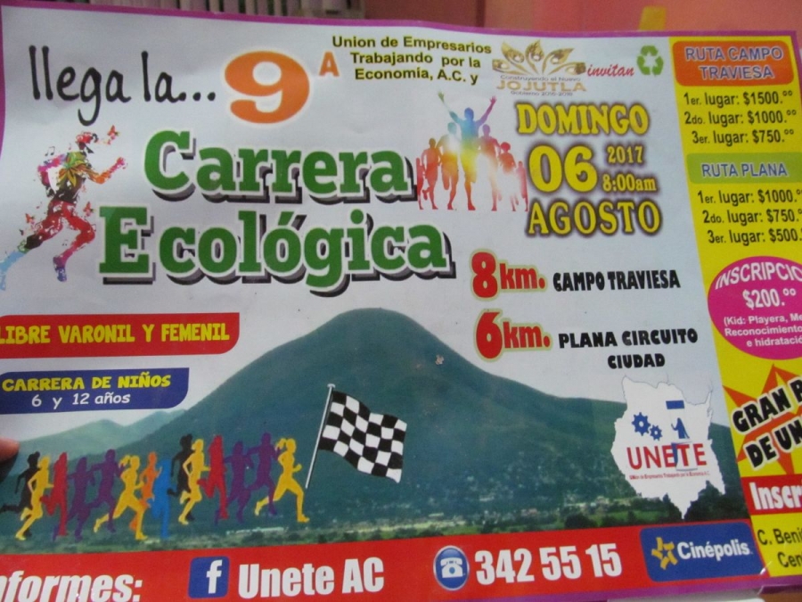 Carrera Ecológica en Jojutla llega a su 9ª edición