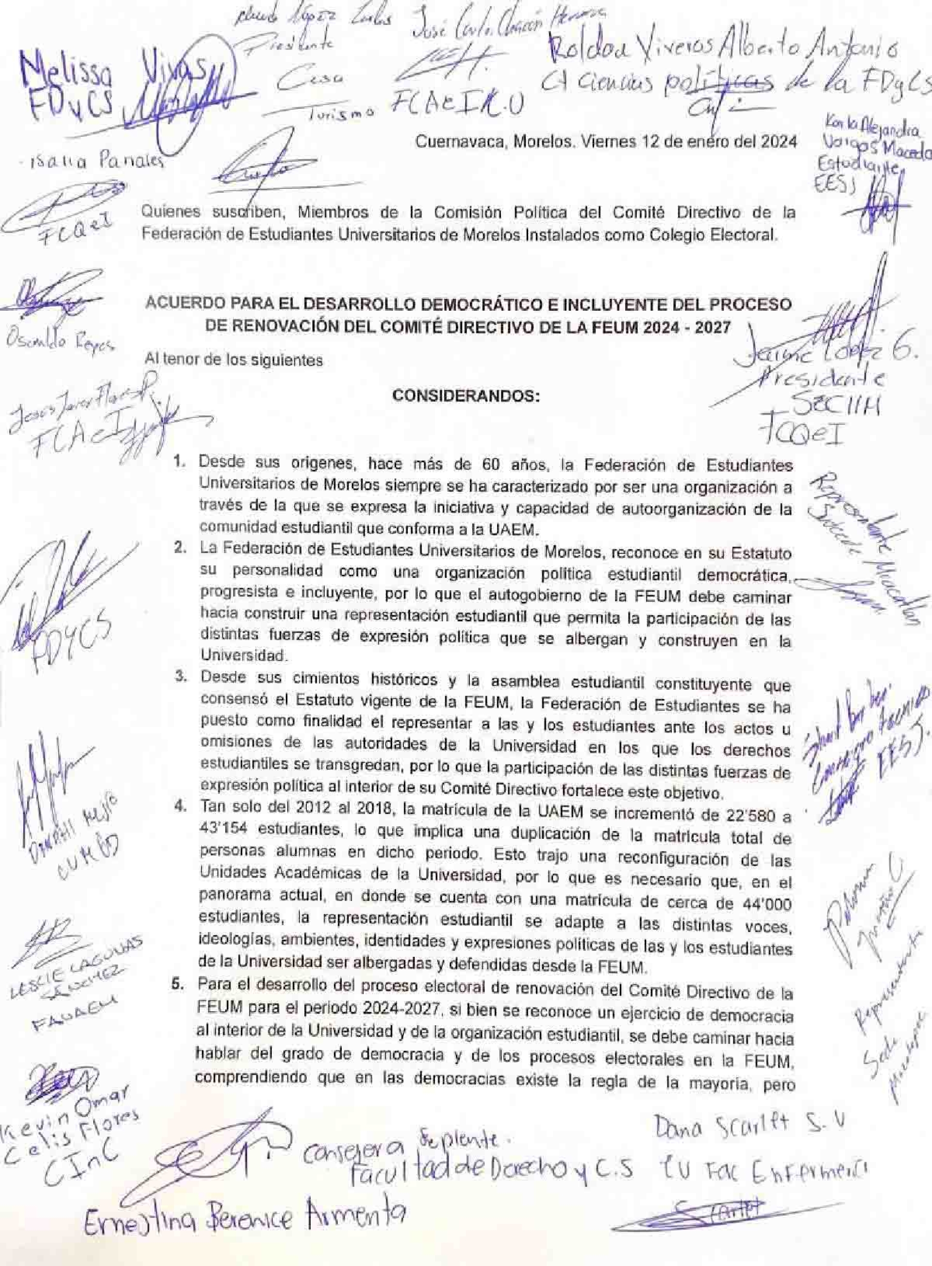 Lanza FEUM convocatoria para elegir nuevo comité