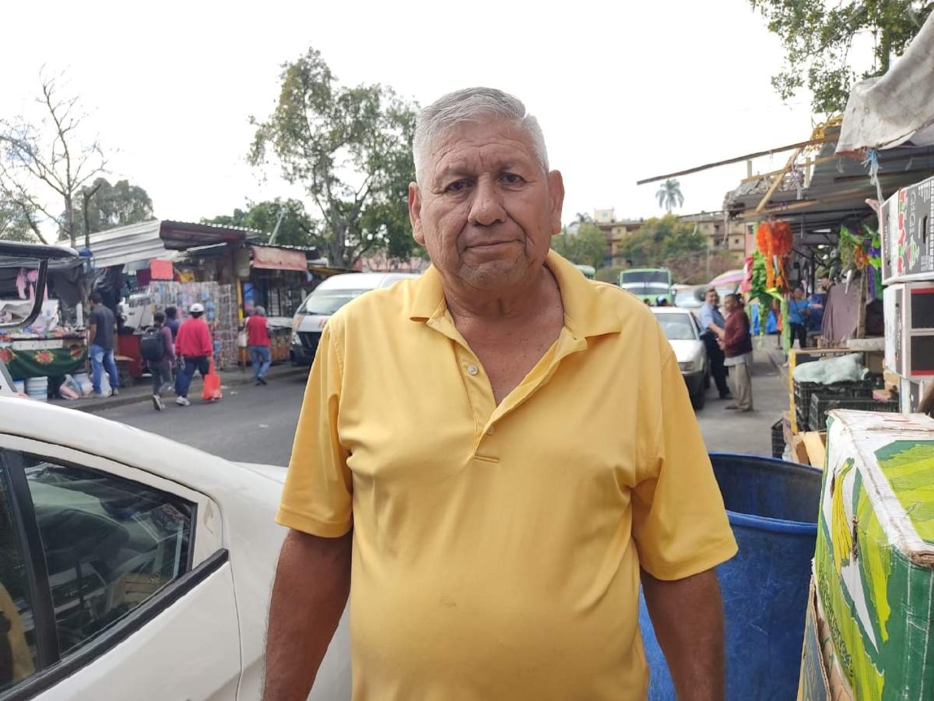 La gente no viene ni al mercado