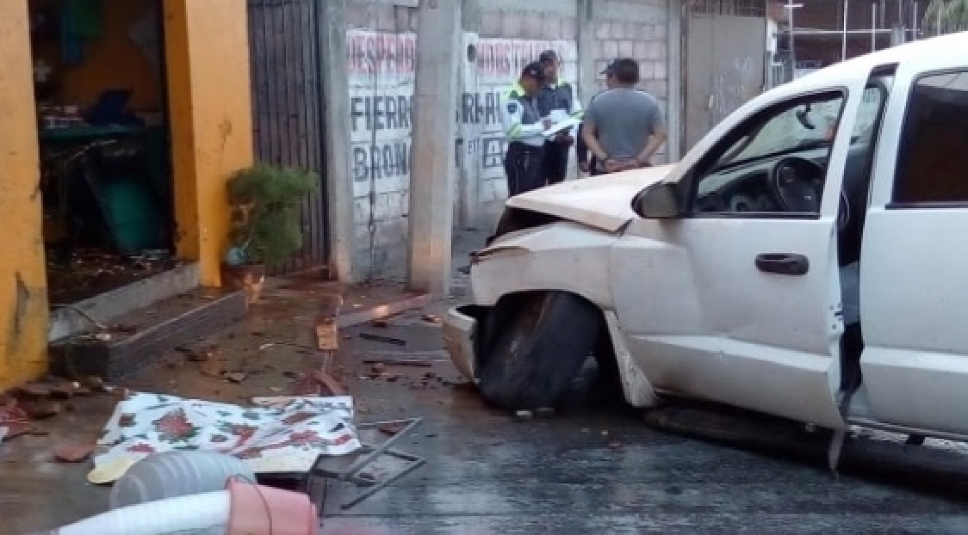 Atropelló a una vendedora de pancita