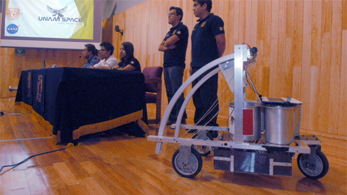 Así es el robot autónomo espacial de la UNAM que competirá en la NASA