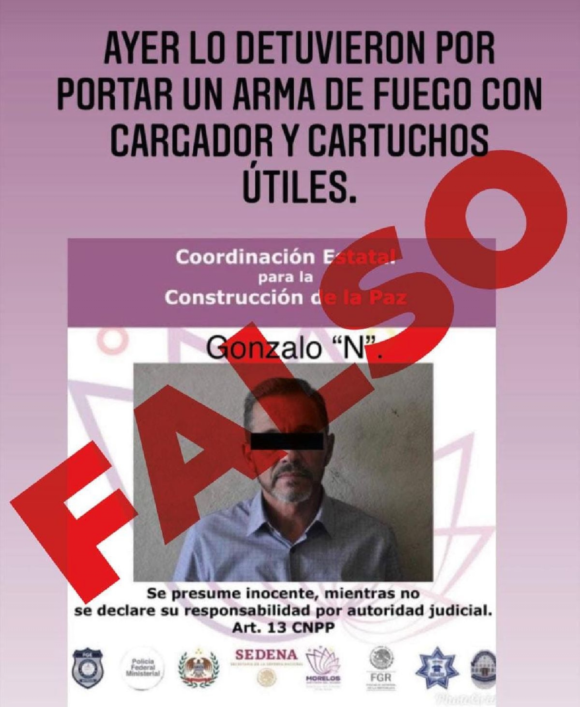 Falsa, la detención de Barquín Granados