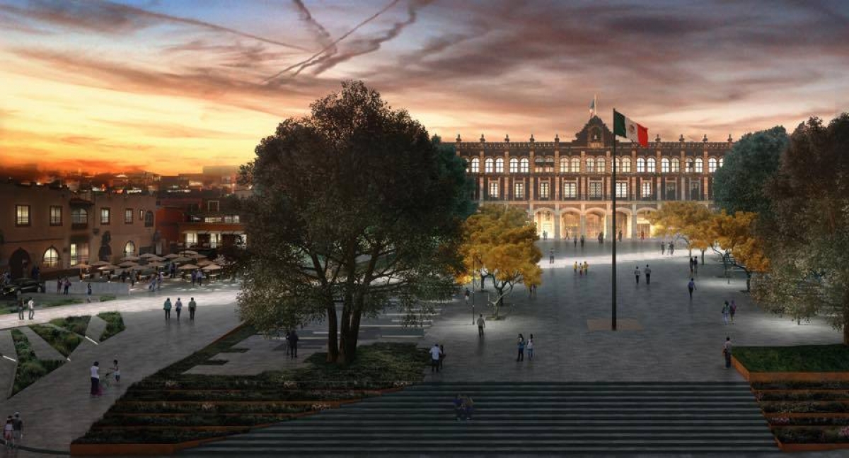 Anuncian inversión de 60 millones para la ampliación de banquetas de dos calles aledañas al zócalo