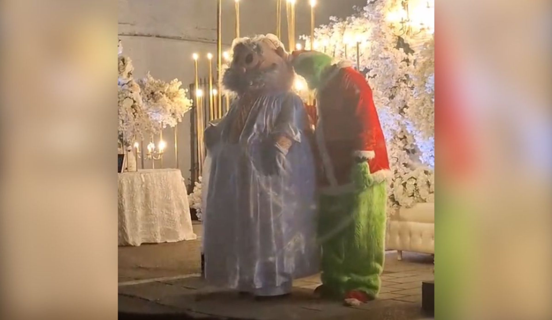 Boda del Grinch y Dr. Simi causa furor en redes sociales mexicanas
