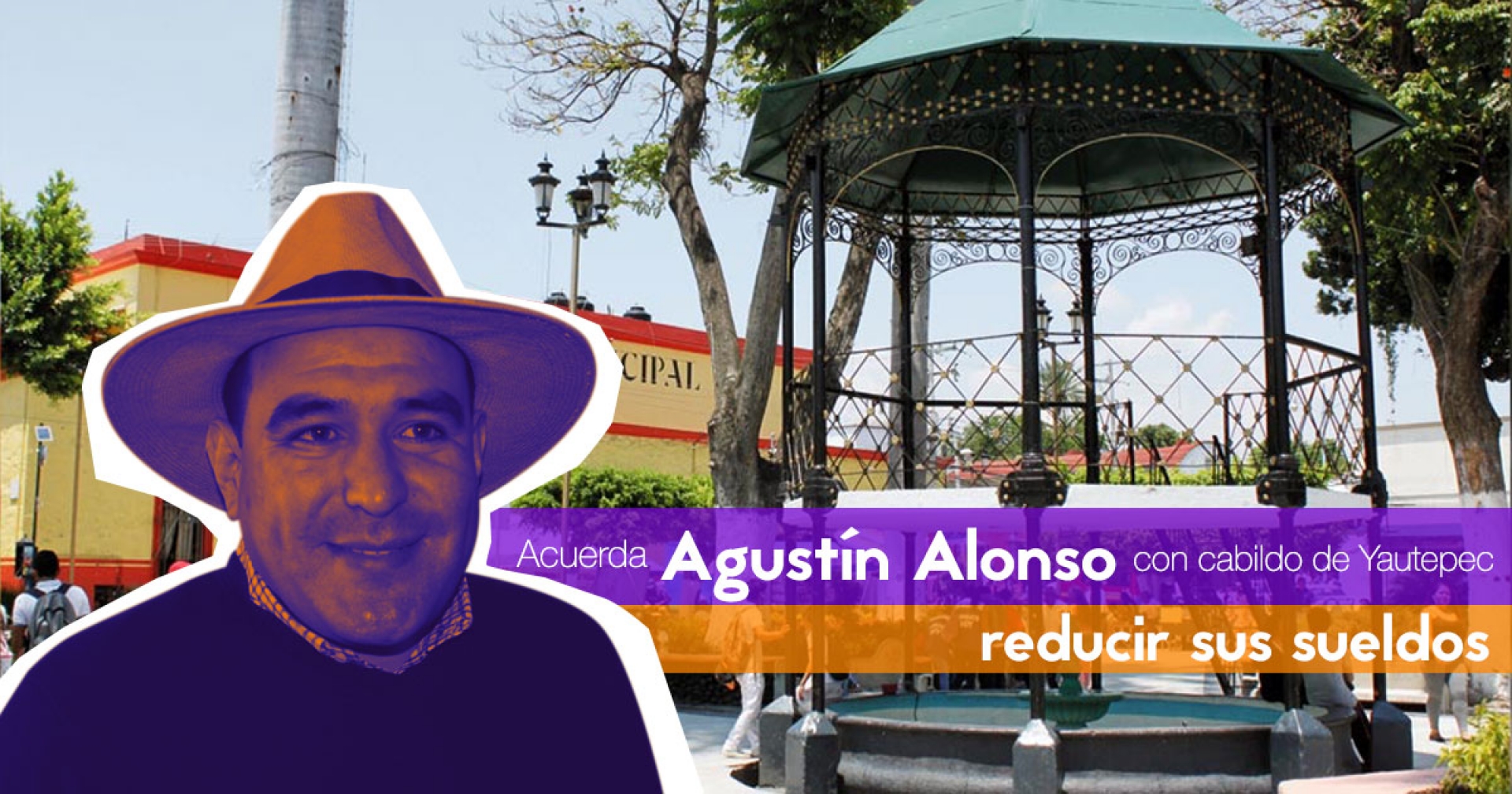 Acuerda Agustín Alonso con cabildo de Yautepec reducir sus sueldos