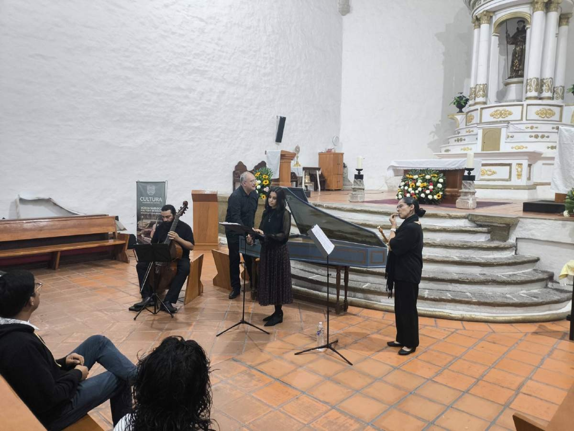 Realizan concierto barroco “Pan &amp; Syrinx” en exconvento de Santo Domingo de Guzmán