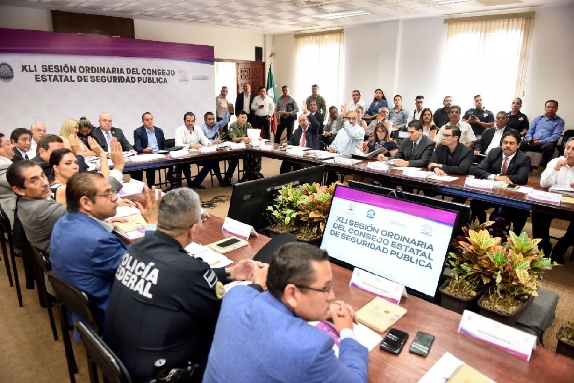 Presentan avances en materia de seguridad en Morelos