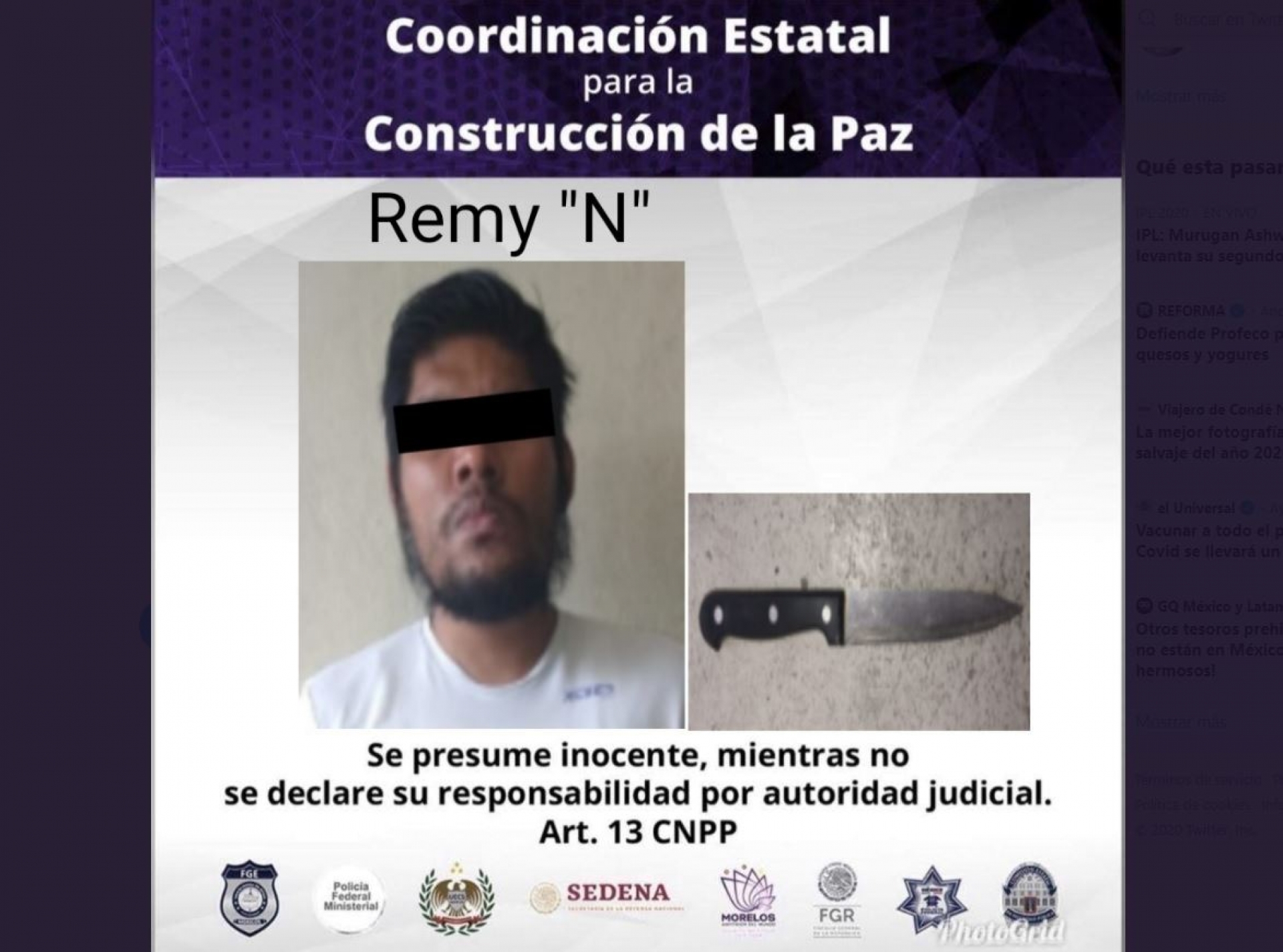 Amenazó de muerte a su madre