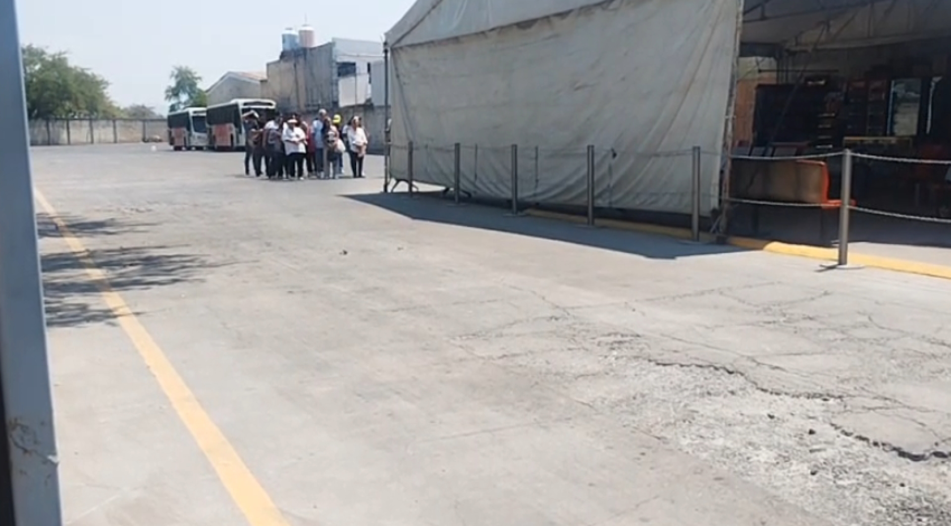 Efectúan simulacro en terminal Los Pilares en Jojutla