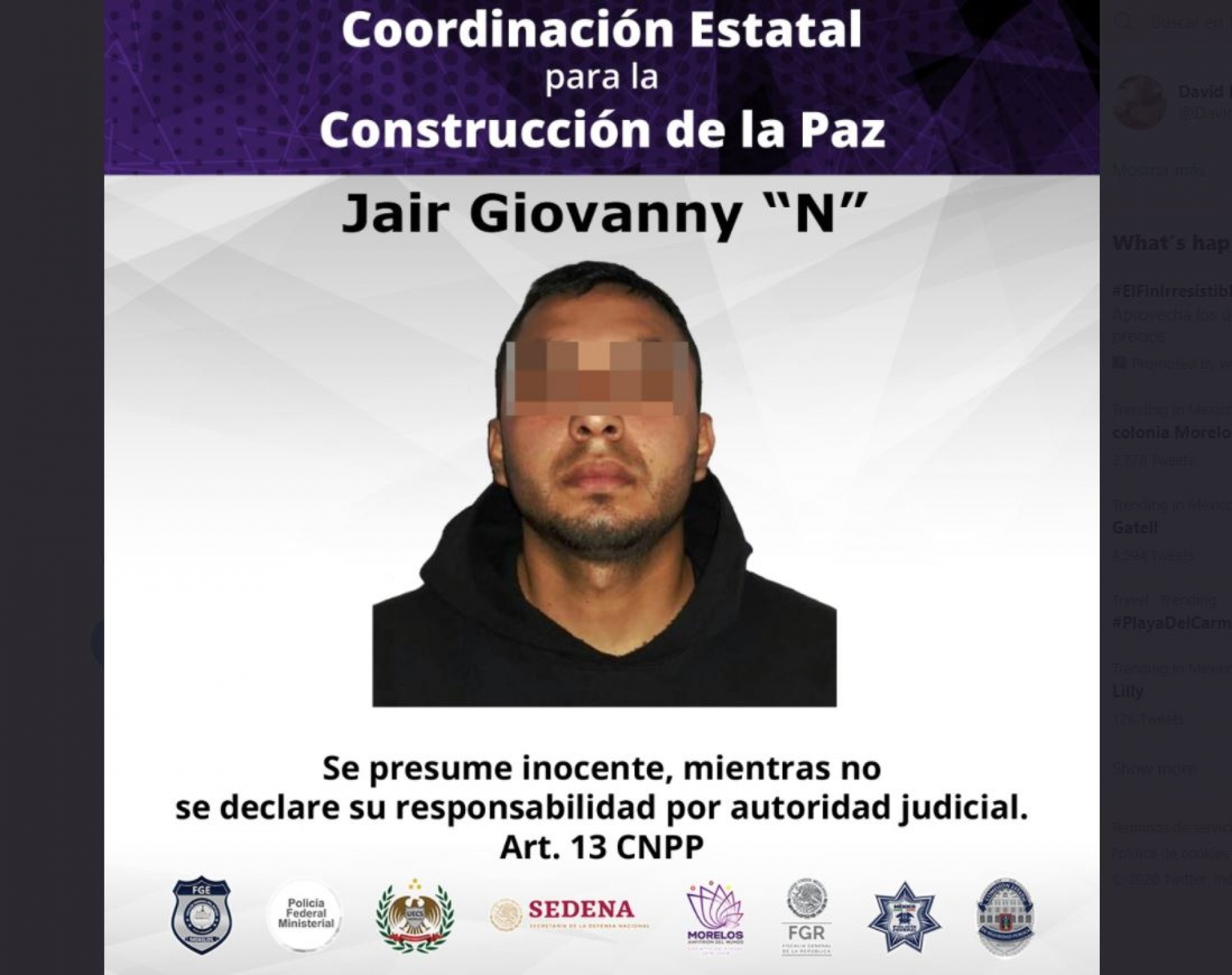 A proceso, individuo acusado de robar una moto
