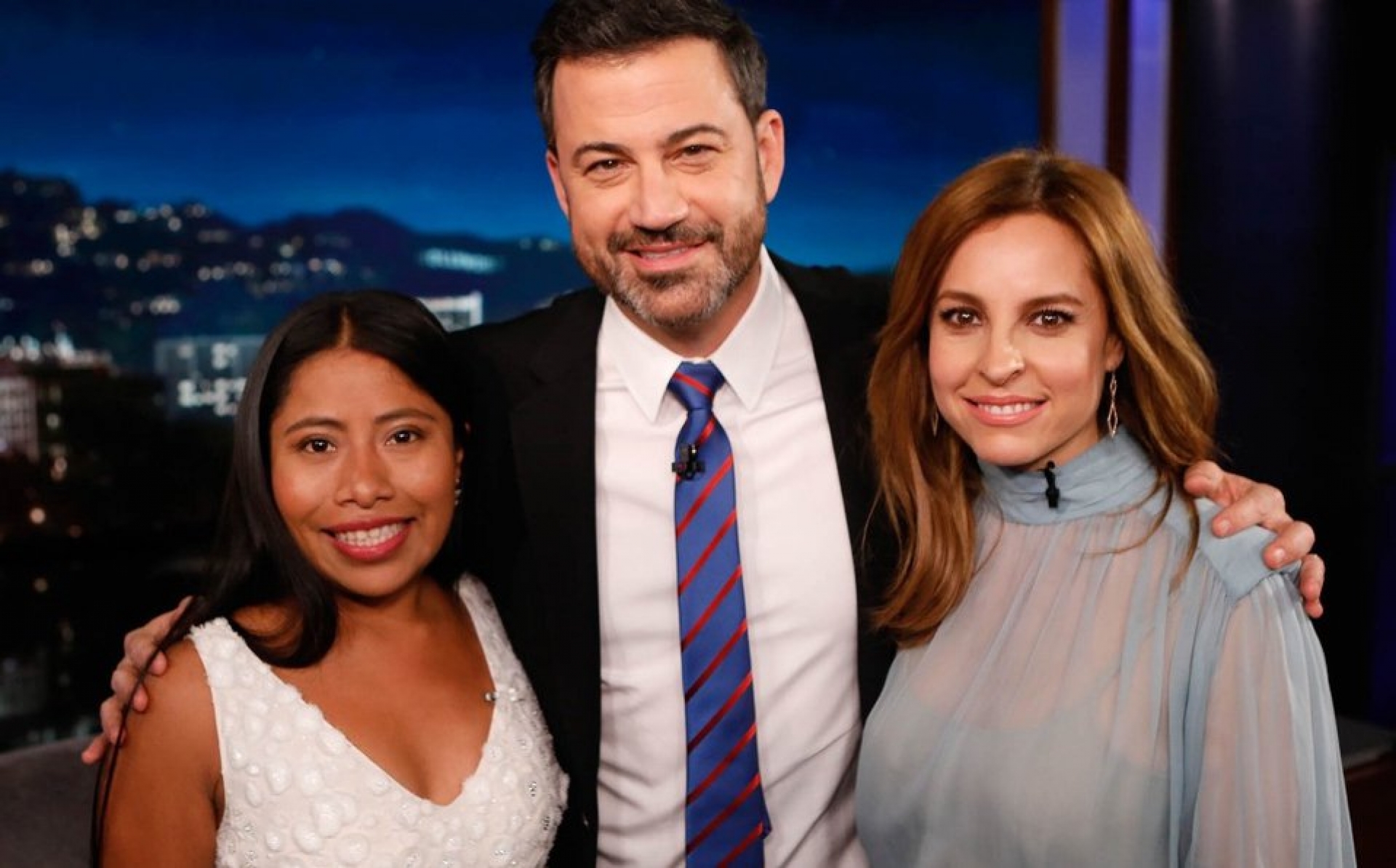 Yalitza Aparicio llega a todo Hollywood con entrevista en Jimmy Kimmel Live!