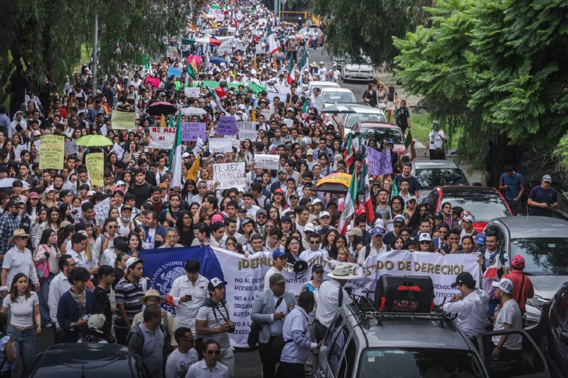 Manifestaciones llegan al Consejo de la Judicatura Federal