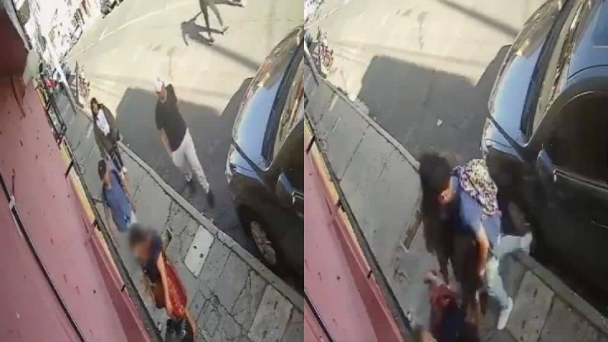 Asaltan y golpean a una mujer frente a su hijo