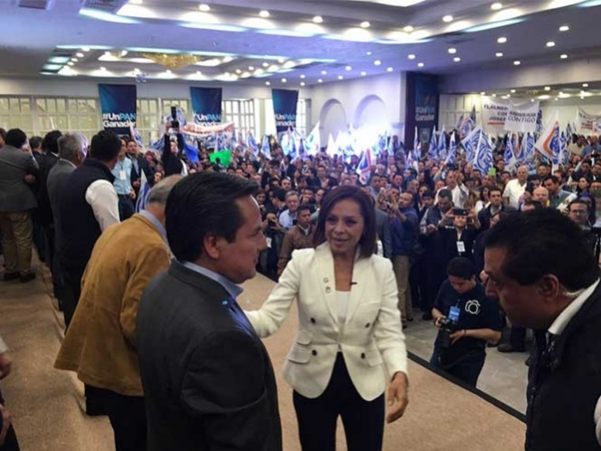 Josefina Vázquez Mota toma protesta como candidata del PAN al Edomex