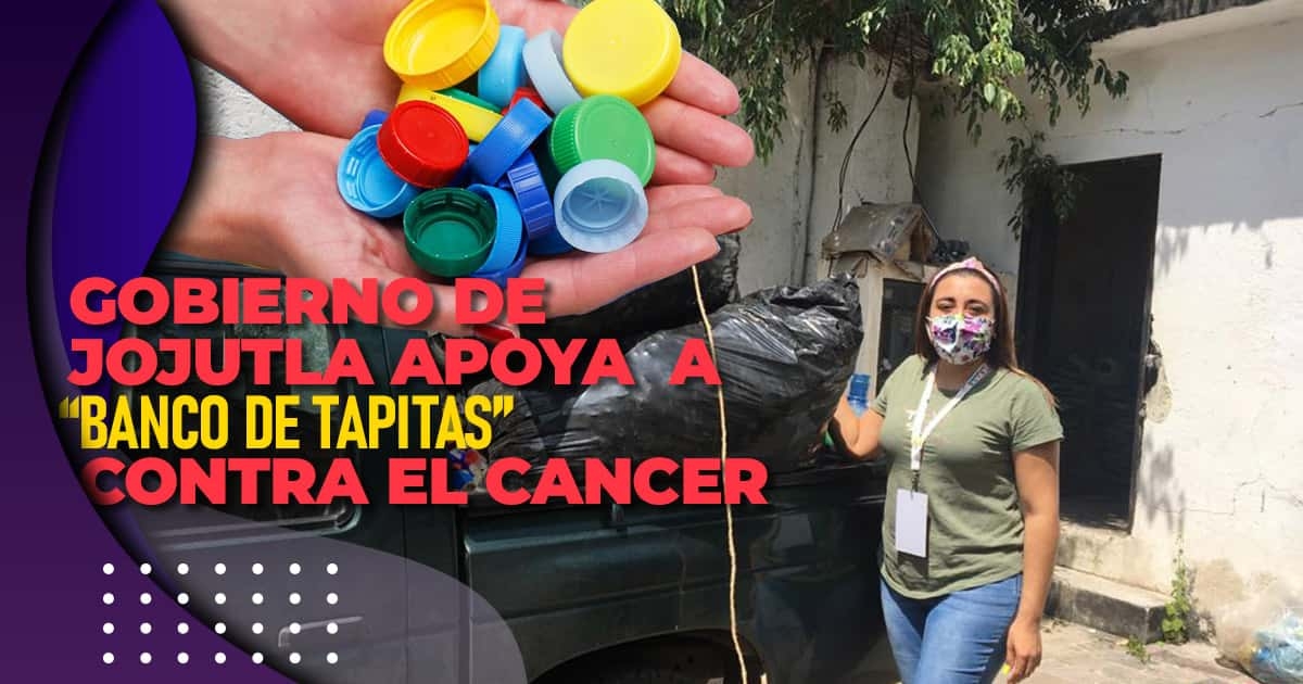 Entrega gobierno de Jojutla tapas de plástico a favor de niños con cáncer