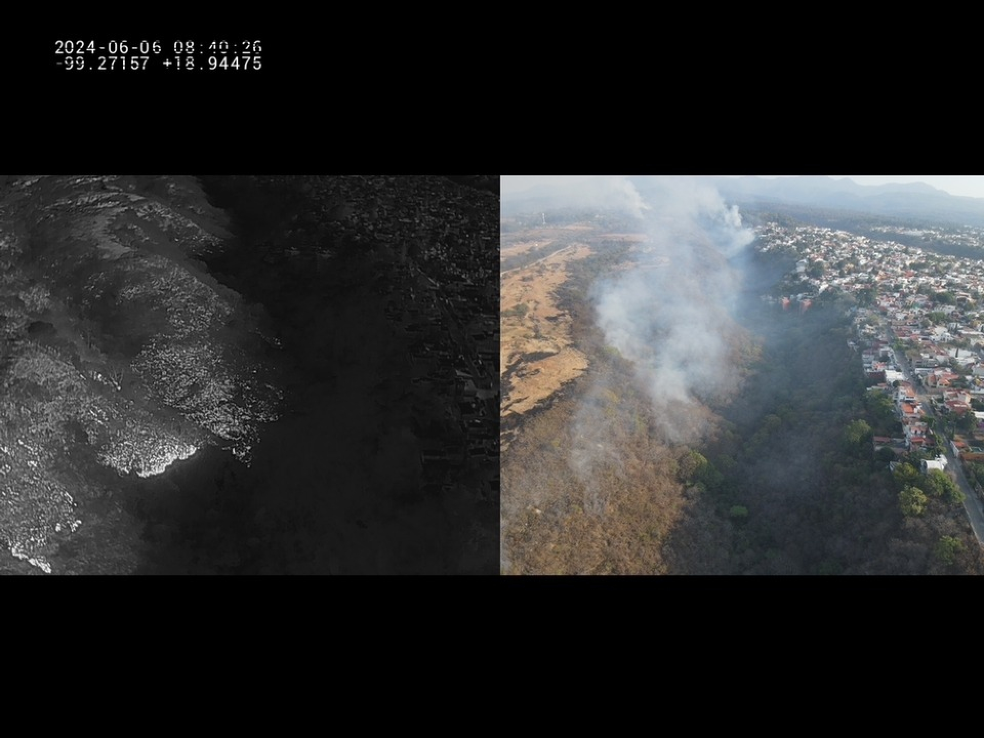 Reanudaron trabajos para control y sofocación de incendio en zona forestal de La Carpa