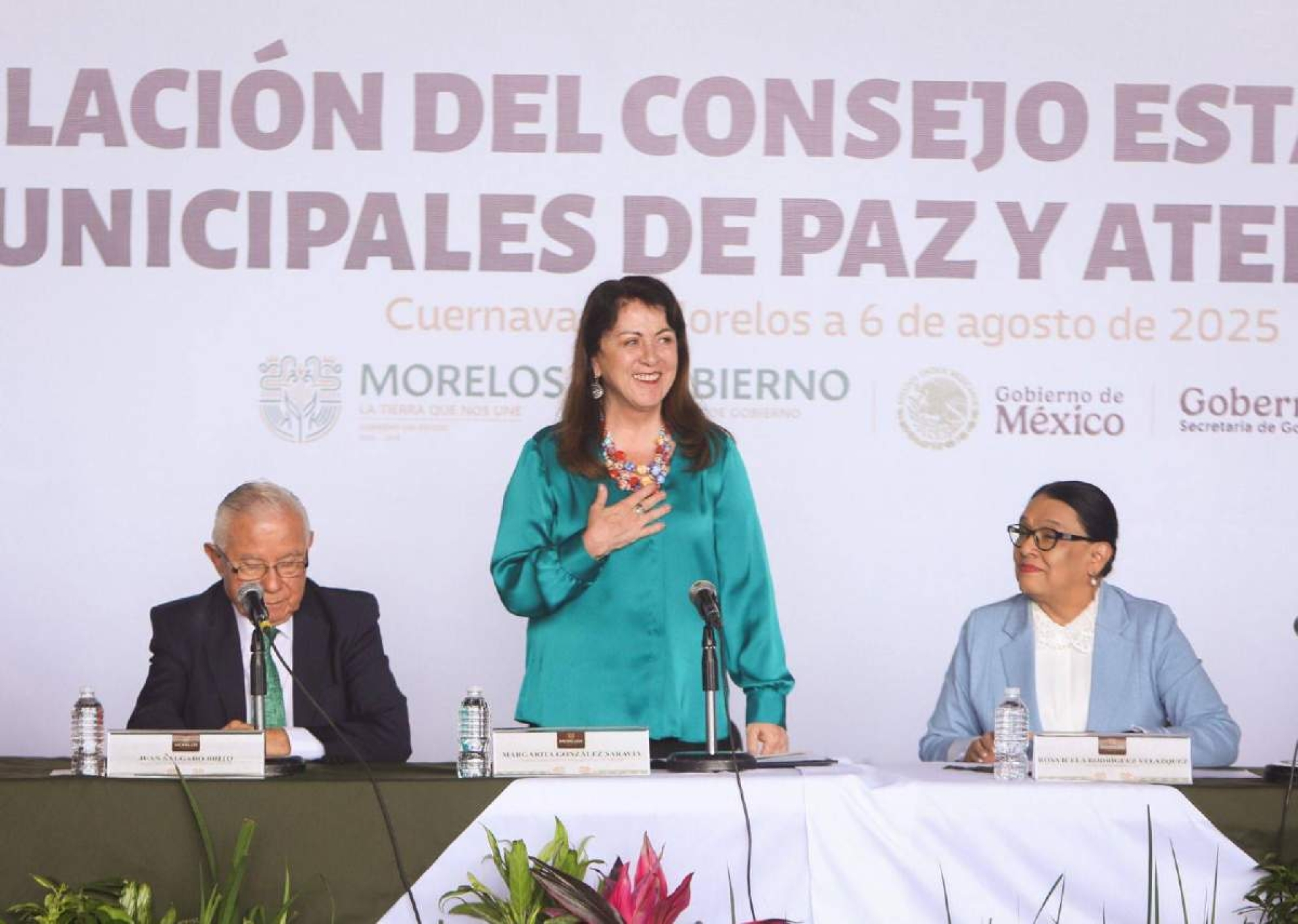 Se compromete Morelos con la seguridad: Margarita González Saravia