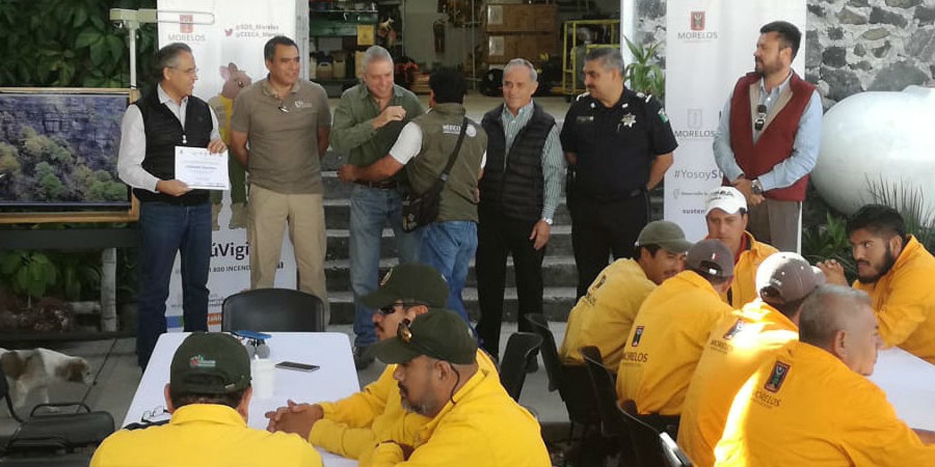 Reconocen a brigadistas en el Día Nacional del Combate de Incendios Forestales
