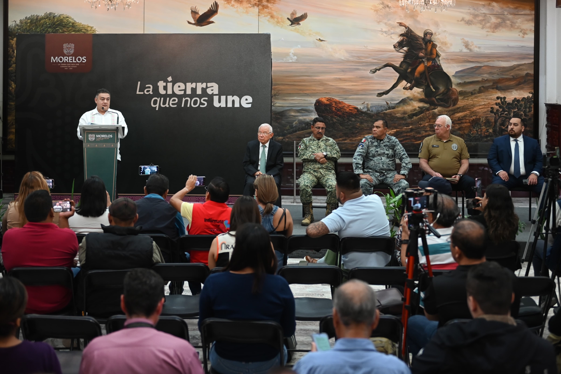 Presenta Mesa de Paz y Seguridad detenciones relevantes contra grupos delictivos en diferentes zonas de Morelos