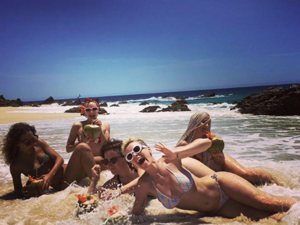 Katy Perry vacaciona en playas mexicanas