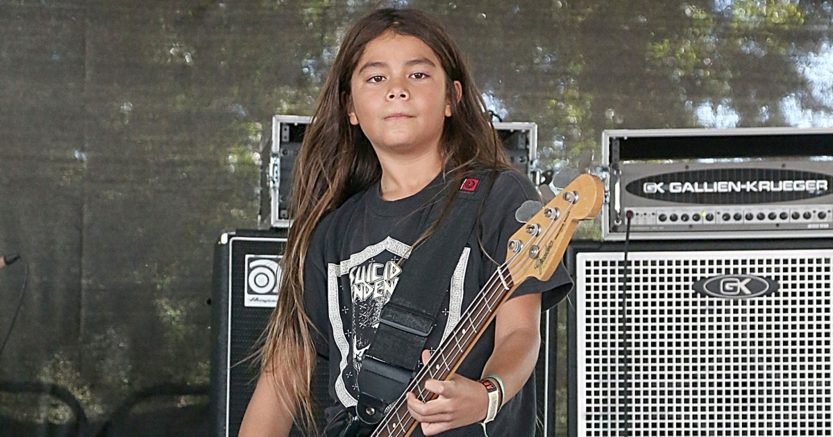 El nuevo bajista de Korn ¡tiene 12 años!
