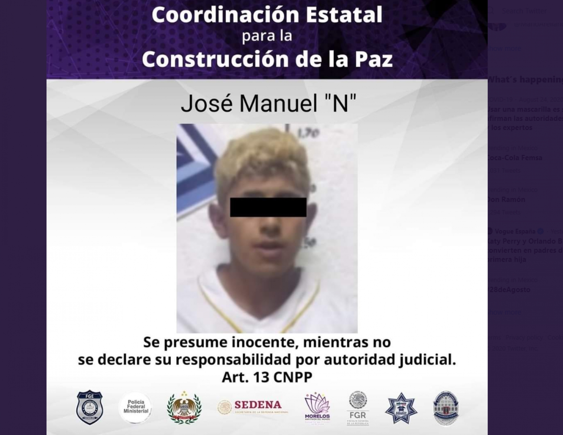 Acusan a dos jóvenes de haber golpeado a policías