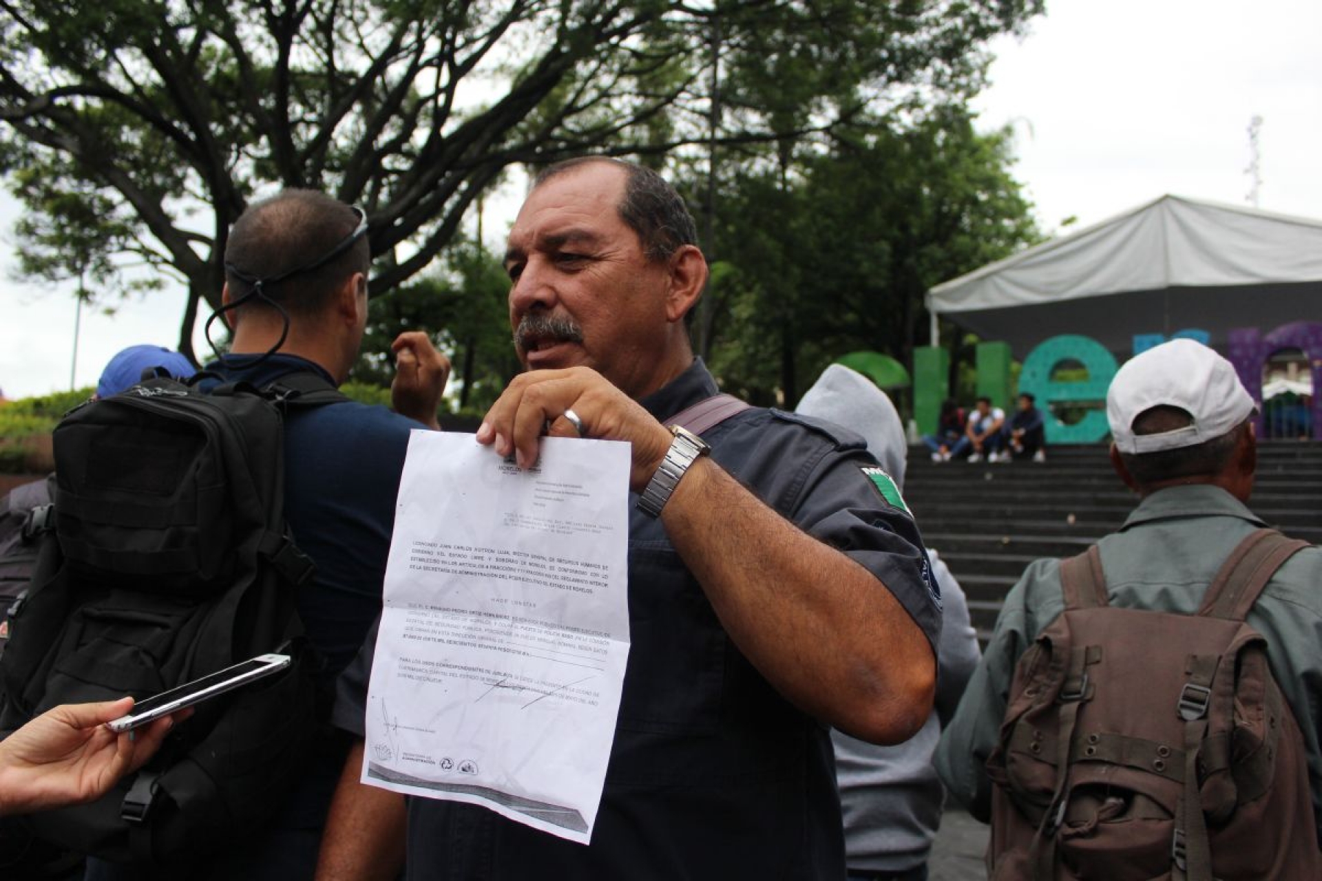 Policías bancarios exigen aumento salarial